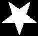 White five-pointed star on solid black background, rendered in pixelated style with visible dithering.
