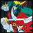 Pixelated anime character with green hair and red armor holding a sword, next to text reading "Anime IM" and "c0m" on black background.