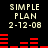 Static digital display showing repeated text and red bar graphs on black background with pixelated font.