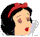 Pixelated cartoon character with black hair, red headband, and light skin; two side-by-side views show different eye expressions.