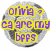 Circular pixelated icon with gray and black gradient background, yellow-outlined purple text reading 'olivia ca are my bffs' across three lines.