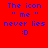 A red background displays blue text reading "The icon 'me' never lies :D" with a black bar changing position across frames.
