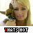 Animated contact sheet of a blonde woman with curled hair holding a small dog, displaying sequential facial expressions and text changes across multiple frames.