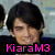 Four- of a person with dark hair, showing different expressions and text overlays in pixelated style