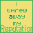 A 4-frame animated contact sheet showing a pixelated text animation with green letters on yellow background, each frame displaying different letter spacing and partial text visibility.