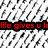 Red text on black background with diagonal striped pattern, partially visible phrases about life and seeing what happens.