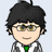 Pixelated cartoon boy with black hair, glasses, green tie, and gray jacket over white shirt on light gray background.