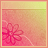 12 square icons with a pink-to-yellow gradient background, each containing a red flower outline and evolving text from "I" to "I LOVE YOU"