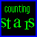 A 3x2 contact sheet of six animated frames showing pixelated text phrases in green and pink on black backgrounds with blue borders, each frame displaying different word combinations.