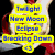 Animated icon featuring multiple Twilight-themed scenes including text overlays, character close-ups, and group shots with a romantic mood.