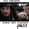 Animated sequence of a character with long dark hair and mustache in pirate attire, showing facial expressions