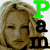 Animated contact sheet of six frames showing Pamela Anderson with changing text and poses, including sunglasses and different facial expressions.