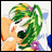 A 48x48 pixel buddy icon featuring a cartoon character with green hair and colorful accents on the left, paired with "Anime IM" text on a black background to the right.