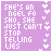nine identical purple square icons with white pixelated text reading "SHE'S AN ANGEL FOR SHO. SHE JUST CAN'T STOP TELLING LIES" and small heart symbols along the right edge