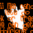 Animated ghost icon with orange text background, white and gray phases showing a spectral figure against black backdrop.