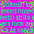 Pixelated cyan text on bright pink background with green noise artifacts, repeating phrases like 'somebn', 'called hale', and 'mein sbiks' in a distorted pattern.