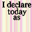 Animated contact sheet of a text-based icon with repeating phrases and color-changing 'NERD DAY' text on striped background.