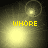Four- shows yellow text 'WHORE' over glowing light effects with circular lens flares in top-left and bottom-left
