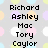 Pixelated text names and phrases on a light gray background with pastel circular patterns, featuring black pixel font.
