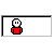 Pixel art animation of a red-shirted figure with white head, running through text that evolves from 'r' to 'run' with increasing exclamation marks and line patterns.