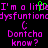 Pixelated text in bright pink on black background with green cursor, showing repeated phrases and a question.