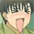 A 48x48 pixel animated buddy icon featuring a cartoon character with spiky hair and an open mouth, alongside text reading "Anime IM" on the right side of a contact sheet layout.