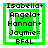 Green square icon with white border containing four names and 'BF4L' text, featuring a central green-and-white pattern that changes across frames.