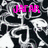 Black-and-white pattern of interlocking hearts with pink text reading JARAR and COXOXOX over a repeating design.