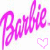 A pixelated pink text logo with two heart symbols on a white background, displayed as part of an animated contact sheet frame.