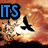 Animated icon shows a fiery sky with birds flying, text changing from 'ITS' to 'A', then fading to 'BOMBER!!'