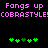 Pixelated text and green clover icons on black background with animation changes in clover positions.