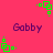 A bright pink background features multiple green pixelated square icons and purple text reading 'Gobby' in a pattern