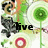 Animated icon with green circular flowers, black cat silhouettes, and changing text over a white background.