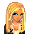 Pixel art contact sheet showing multiple frames of a blonde woman in business attire holding a dog leash, with text labels "City Girl" on black and white backgrounds.