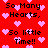 Red background with pink pixelated hearts and black text repeating 'So Many Hearts, So little Time!!' in a pattern