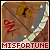 Animated sequence showing a wooden board with stone border displaying changing red text and colored objects against a brown background.