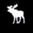 A pixelated white deer-like figure stands against a black background, with pink text reading 'My Best Friend' on the right side.