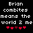 Pixelated text and heart symbols on a black background, with two identical side-by-side layouts showing text and heart animations.