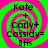 Four identical display text over a green and pink spiral background with no visible animation changes