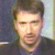 Two side-by-side frames of a pixelated animated contact sheet showing the same person in different facial expressions against a gradient background.
