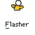 Animated pixel art of a figure in yellow shirt and brown pants holding white balls, cycling through poses with varying arm positions and ball counts against gray background.