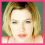 three pixelated images showing a person with blonde hair and pink straps, each cropped to different facial sections