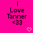 Pixelated text and symbols on a bright pink background with two heart icons below the text.