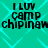 Pixelated text on a teal background with light blue diamond pattern, showing repeated phrases in black block letters.