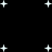 Black background with scattered white plus signs of varying sizes, some appearing as small dots.