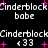 Pixelated text and symbols repeat across a black background with pink accents in an animated sequence.