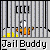 Pixelated icon shows a jail cell with bars, a character behind bars, and 'Jail Buddy' text below.