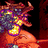 Pixelated character with brown hair and yellow eyes stands against dark background, green text 'PWNED.' on right side.