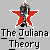 Pixelated icon with red star, dark figure in armor-like attire, and text reading "The Juliana Theory" below.