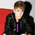 Four distinct pixelated images arranged in a , each with overlaid text or symbols